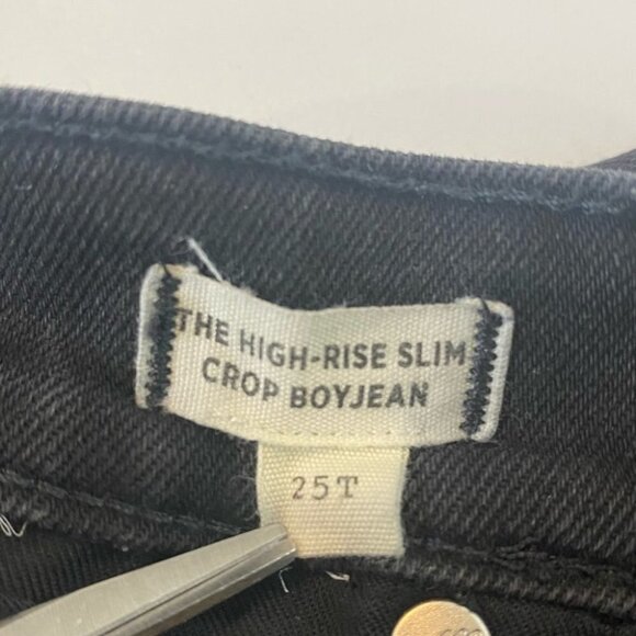 Madewell The High Rise Slim Crop‎ Boyjean |Tall |AA922 - Picture 3 of 13